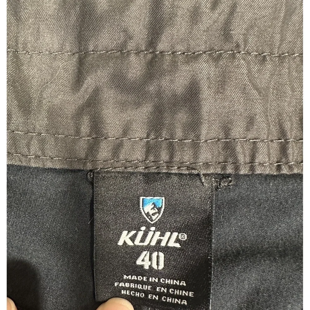 Kuhl Shorts Mens 40 Black Hiking Outdoors 10.5 Inseam